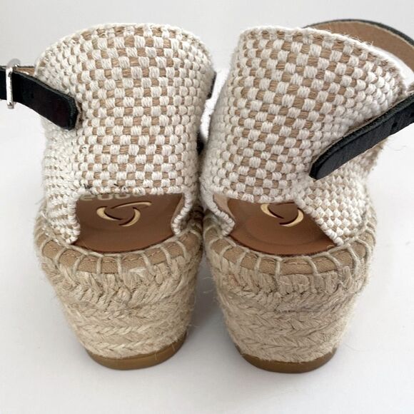Kanna Made in Spain Leather Espadrille Strap Sandals US 7.5 Preppy Coastal Boho - Picture 6 of 10